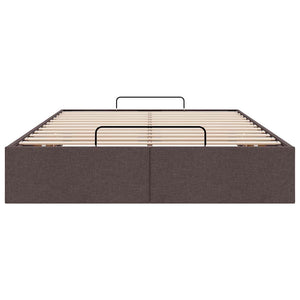 Ottoman-Bett Dunkelbraun 120x200 cm