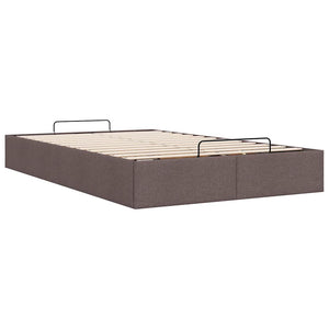 Ottoman-Bett Dunkelbraun 120x200 cm