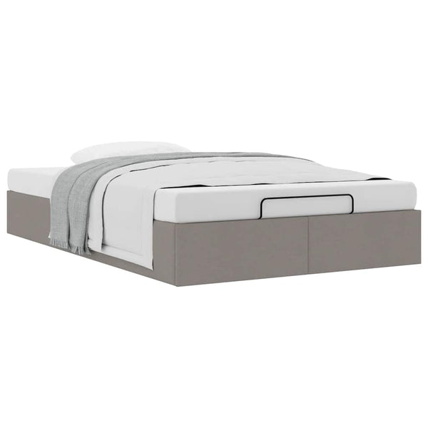 Ottoman Bett Taupe 120x200 cm