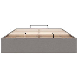 Ottoman Bett Taupe 120x200 cm