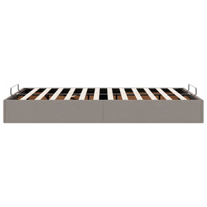 Ottoman Bett Taupe 120x200 cm