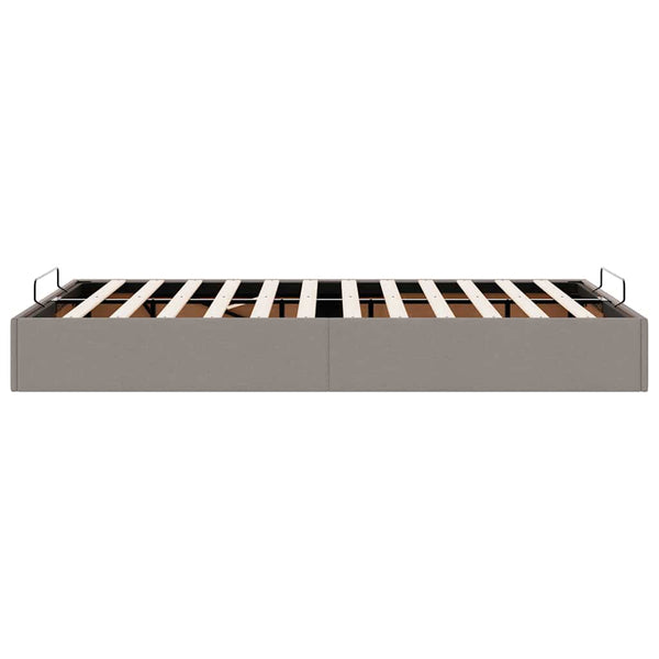 Ottoman Bett Taupe 120x200 cm