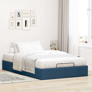 Ottoman Bett Blau 120x200 cm
