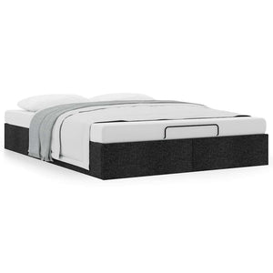 Ottoman Bett Schwarz 140x190 cm