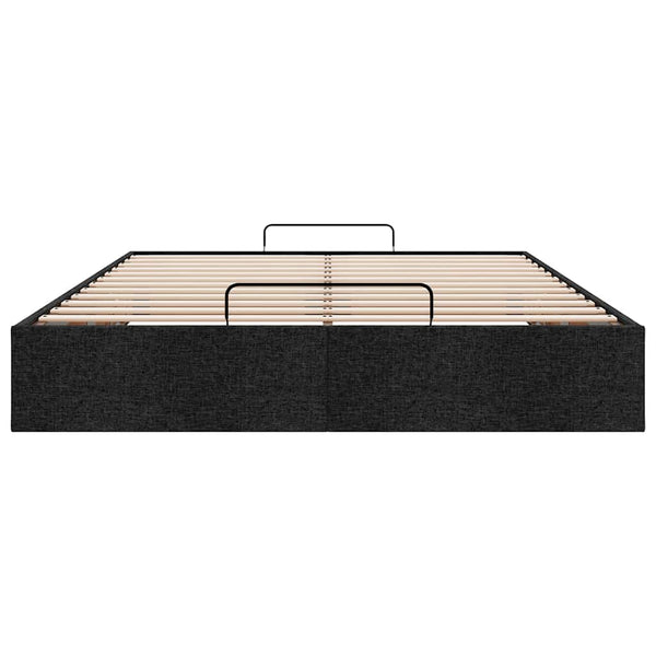 Ottoman Bett Schwarz 140x190 cm