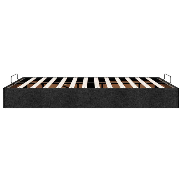 Ottoman Bett Schwarz 140x190 cm