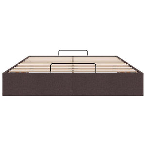 Ottoman Bett Dunkelbraun 140x190 cm
