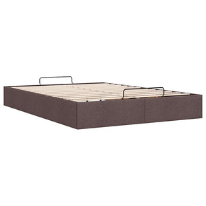 Ottoman Bett Dunkelbraun 140x190 cm