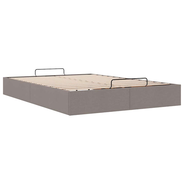 Ottoman Bett Taupe 140x190 cm
