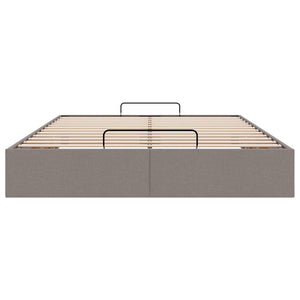Ottoman Bett Taupe 140x190 cm