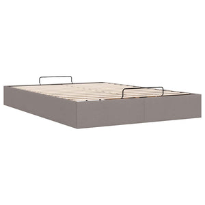 Ottoman Bett Taupe 140x190 cm