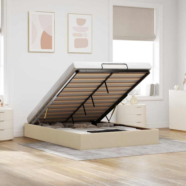 Ottoman Bett Creme 140x190 cm