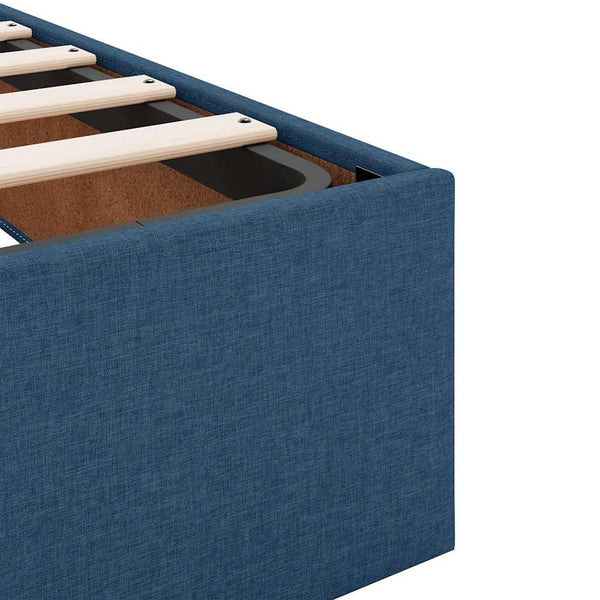Ottoman Bett Blau 140x190 cm