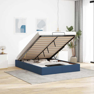 Ottoman Bett Blau 140x190 cm