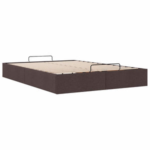 Ottoman Bett 140x200 cm Dunkelbraun