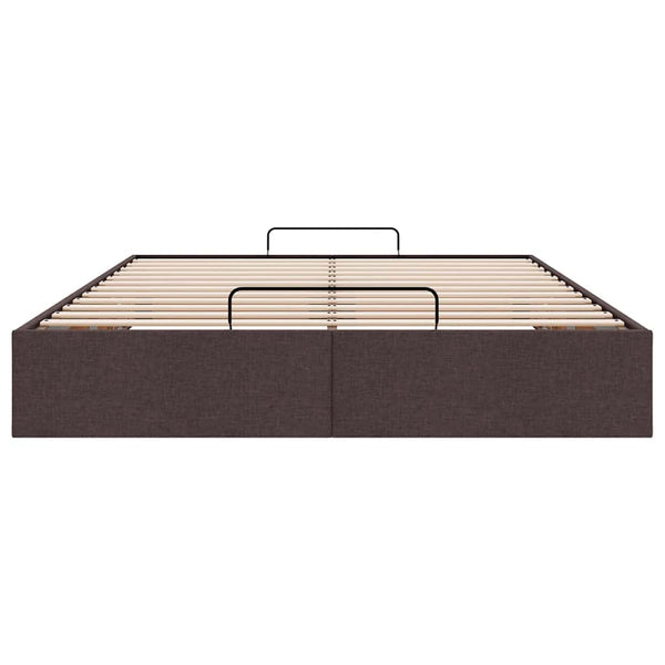 Ottoman Bett 140x200 cm Dunkelbraun