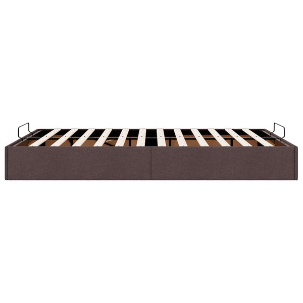 Ottoman Bett 140x200 cm Dunkelbraun