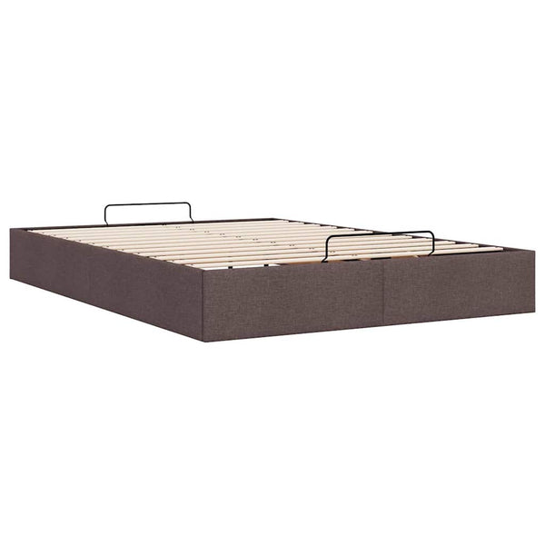 Ottoman Bett 140x200 cm Dunkelbraun