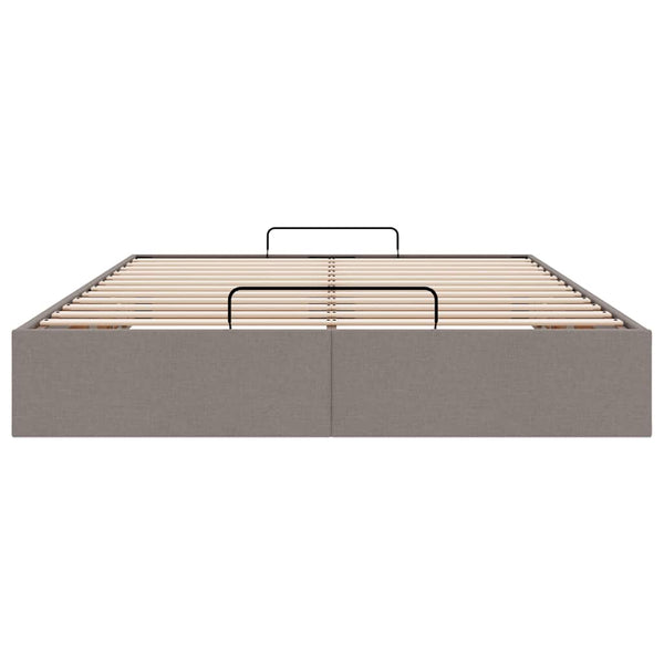 Ottoman Bett Taupe 140x200 cm