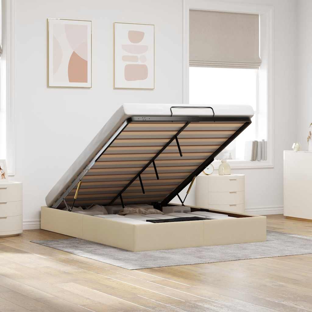 Ottoman Bett Creme 140x200 cm