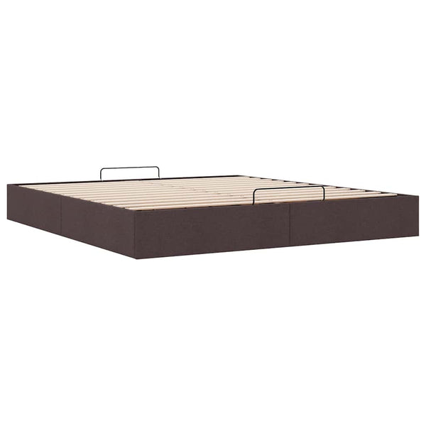 Ottoman Bett Dunkelbraun 160x200 cm