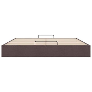 Ottoman Bett Dunkelbraun 160x200 cm