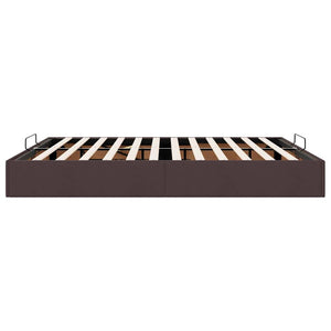 Ottoman Bett Dunkelbraun 160x200 cm