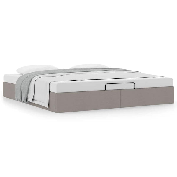 Ottoman Bett Taupe 160x200 cm