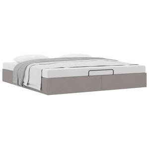 Ottoman Bett Taupe 160x200 cm