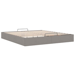 Ottoman Bett Taupe 160x200 cm