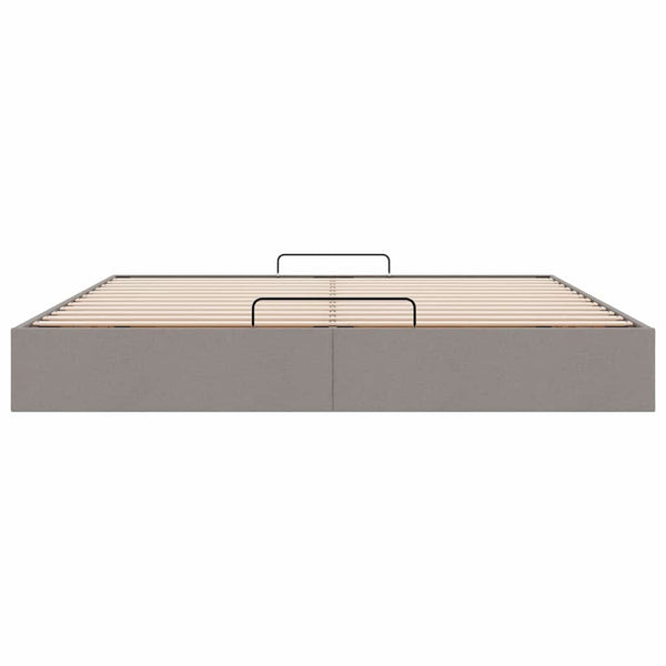 Ottoman Bett Taupe 160x200 cm