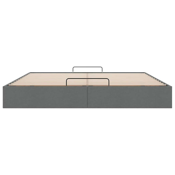 Ottoman Bett 180x200 cm Dunkelgrau