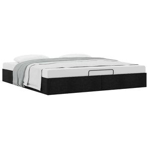 Ottoman Bett Schwarz 180x200 cm