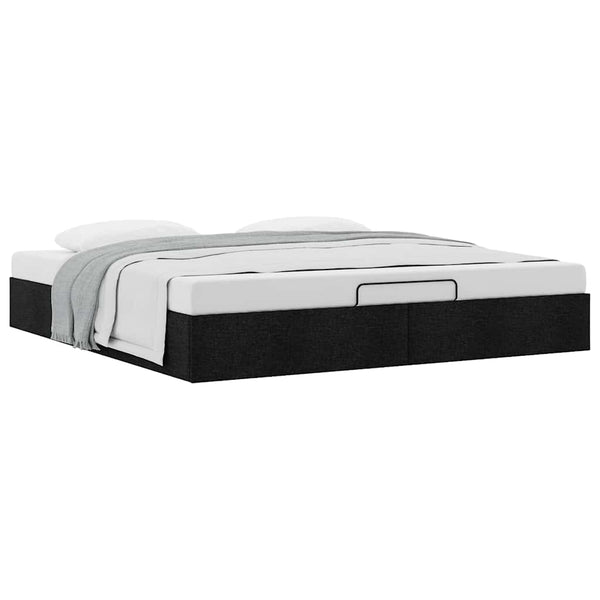 Ottoman Bett Schwarz 180x200 cm