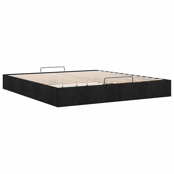 Ottoman Bett Schwarz 180x200 cm