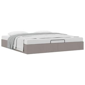 Ottoman Bett Taupe 180x200 cm