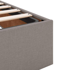 Ottoman Bett Taupe 180x200 cm