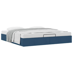 Ottoman Bett Blau 180x200 cm