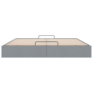 Ottoman Bett 200x200 cm Hellgrau
