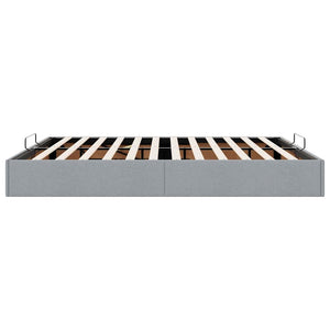 Ottoman Bett 200x200 cm Hellgrau