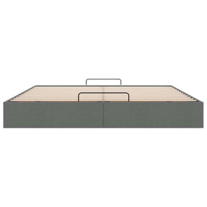 Ottoman Bett Dunkelgrau 200x200 cm