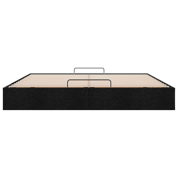 Ottoman Bett Schwarz 200x200 cm