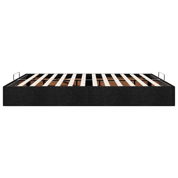 Ottoman Bett Schwarz 200x200 cm