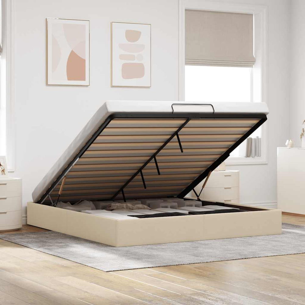 Ottoman Bett Creme 200x200 cm