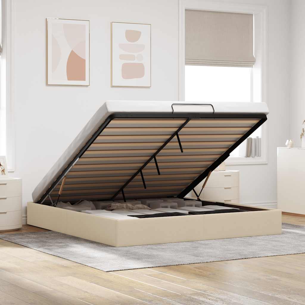 Ottoman Bett Creme 200x200 cm