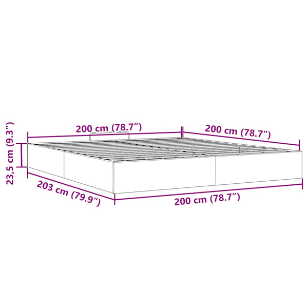 Ottoman Bett Dunkelgrün 200x200 cm Samt