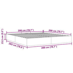 Ottoman Bett Rosa Samt 200x200 cm