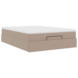 Ottoman Bett mit Matratze Cappuccino 140x190 cm