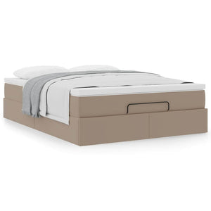 Ottoman Bett mit Matratze Cappuccino 140x200cm