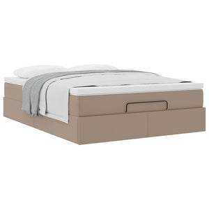 Ottoman Bett mit Matratze Cappuccino 140x200cm